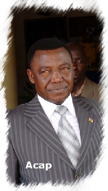 M. Elie Doté, Premier ministre centrafricain (ph. Zoumbassa, Acap).