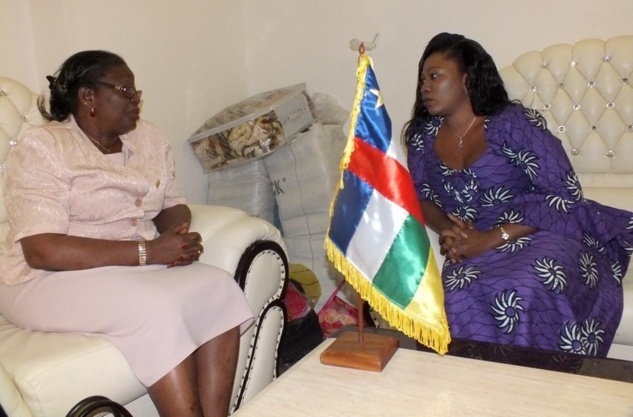 La Représentante du FNUAP-RCA, Thérèse Zéba, se réjouit de la volonté de la Première Dame pour la lutte contre la mortalité maternelle
