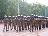 La police centrafricaine (ph. Vonou/Acap) La police centrafricaine (ph. Vonou/Acap)