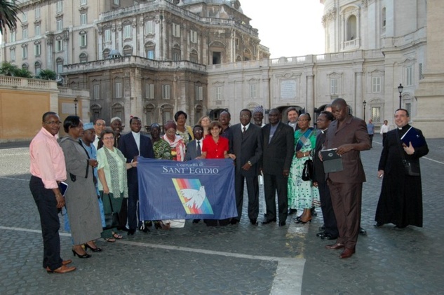 Le Ministre d’Etat Christophe Gazam Betty et une délégation centrafricaine poursuivent des échanges sur "la paix et la réconciliation" à Rome en Italie Le Ministre d’Etat Christophe Gazam Betty et une délégation centrafricaine poursuivent des échanges sur "la paix et la réconciliation" à Rome en Italie