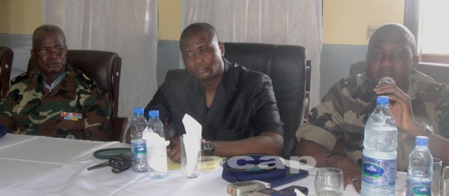 Le Général Jean Felix Akaga lance les opérations du désarmement forcé en République Centrafricaine Le Général Jean Felix Akaga lance les opérations du désarmement forcé en République Centrafricaine