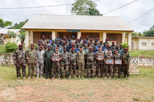 Fin de formation de 28 stagiaires des forces armées centrafricaines