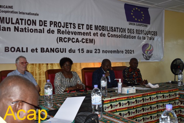 Ouverture à Boali de l’atelier de validation des projets et de mobilisation des ressources en appui au RCPCA-CEM