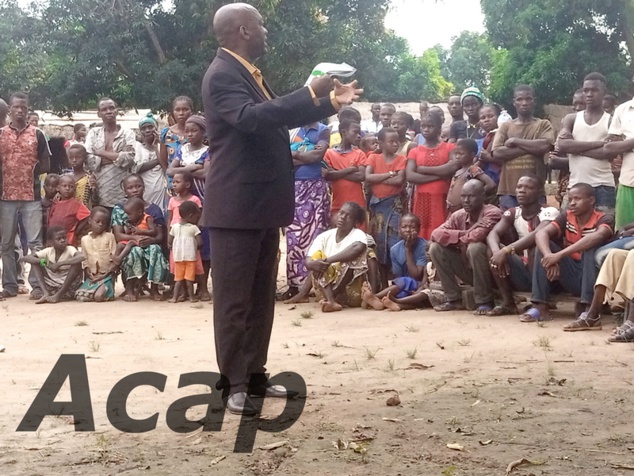 La MINUSCA mène une visite de terrain au village Doukouma dans la Nana-Gribizi