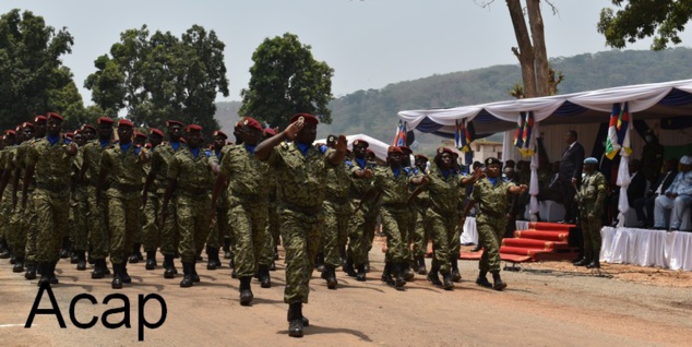 Plus de 1.300 éléments complètent les rangs des Forces Armées Centrafricaines