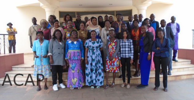 Atelier de formation des femmes activistes des différentes organisations de défense des droits humains