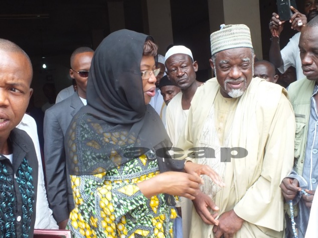Le Ministre Antoinette Montaigne-Moussa persuade les dignitaires islamiques de rester en Centrafrique