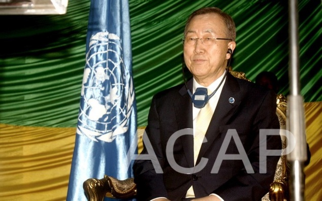 Ban Ki Moon entend transformer la MISCA en une opération de maintien de la paix des Nations-Unies