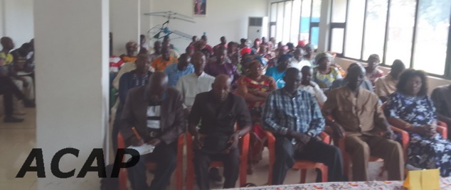 Réunion sur l’insalubrité dans la ville de Bangui et ses environs