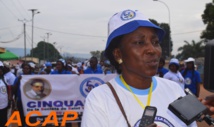 Marche olympique des membres de la Société Saint Vincent de Paul de Centrafrique