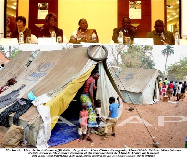 Gratitude du gouvernement centrafricain à la communauté humanitaire à l’occasion de la Journée Mondiale du Réfugié