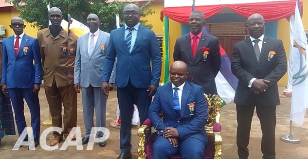 Installation du nouveau bureau du Comité National Olympique et Sportif Centrafricain