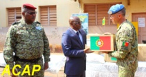 Le contingent Portugais de la MINUSCA dote les Forces Armées Centrafricaines  en matériel biomédical