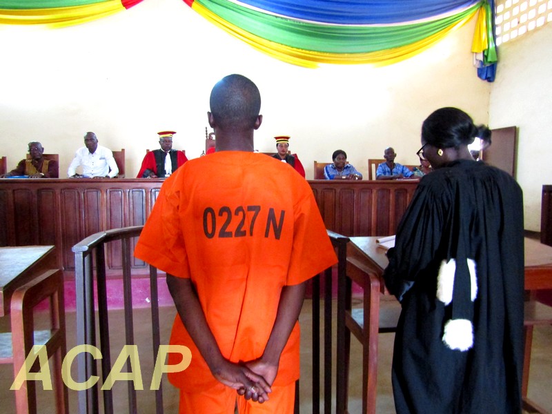 La Cour-Criminelle condamne l’accusé Maurice Nampessa-Galou à cinq ans d’emprisonnement ferme
