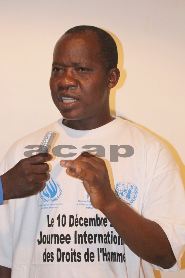 Le Président de l’Association Civisme et Démocratie Guy Hervé Gbangolo exige du gouvernement le respect  des droits de l’homme en Centrafrique