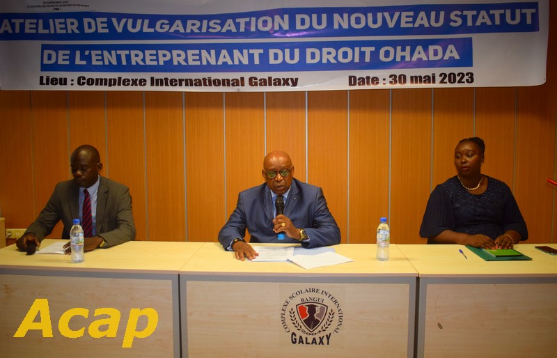La RCA s’approprie du nouveau statut de l’entreprenant du droit OHADA La RCA s’approprie du nouveau statut de l’entreprenant du droit OHADA