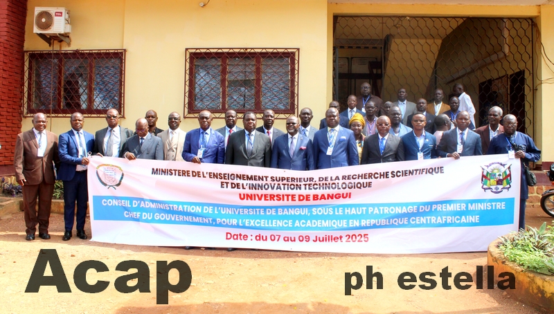 Ouverture des travaux du conseil d’administration de l’Université de Bangui Ouverture des travaux du conseil d’administration de l’Université de Bangui