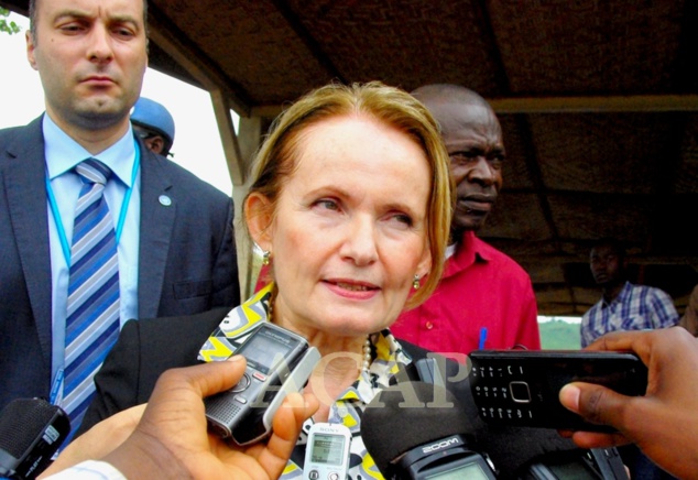 Diane Corner lance les activités d’enregistrement et de profilage socioprofessionnelles de l’ex-combattant à Bangui
