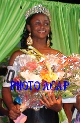 Mariette Gappa élue Miss Centrafrique 2008