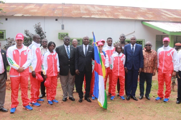 Le Premier ministre Sarandji galvanise les athlètes centrafricains retenus pour les Jeux Olympiques de 2016