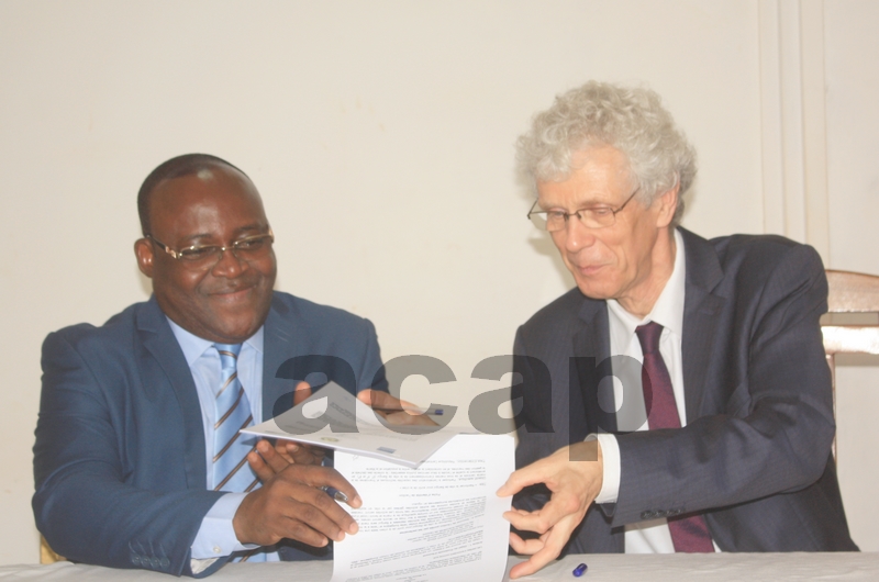 Signature d'une convention pour le renforcement de la gestion de la municipalité de Bangui