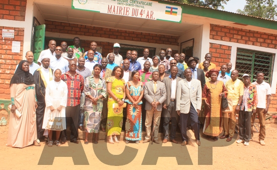 La Ministre  des Affaires sociales, Virginie Baïkoua, lance les activités d'une ONG d'aide psychosociale