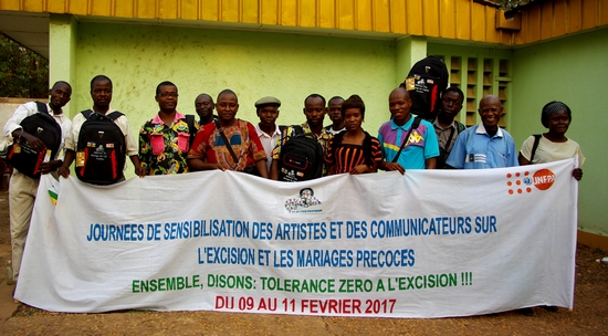 Le CIAF invite les artistes et professionnels des médias  à s’engager dans la lutte contre l’excision et les mariages  précoces