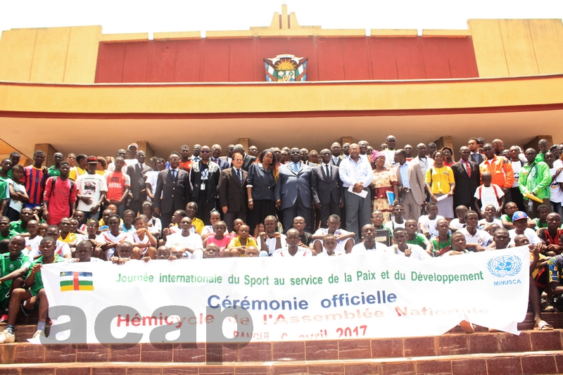 Célébration samedi à Bangui de la Journée internationale du Sport au service de la paix et du développement
