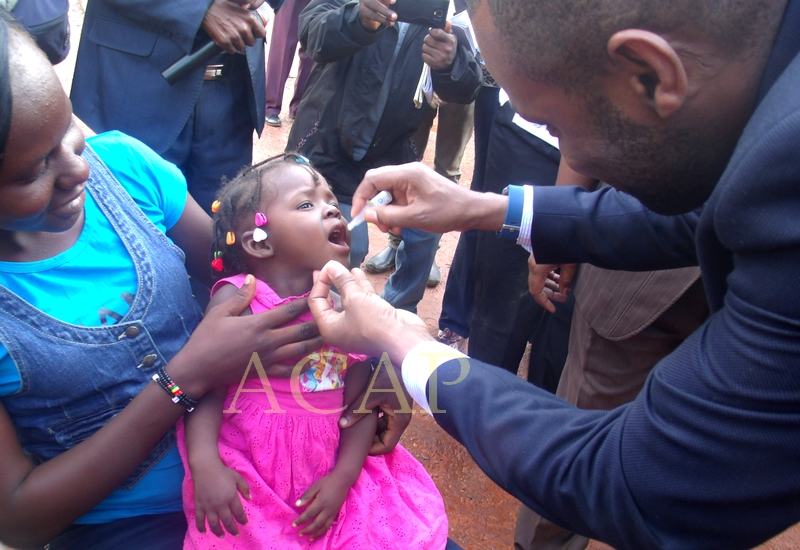 administration du vaccin polio oral
