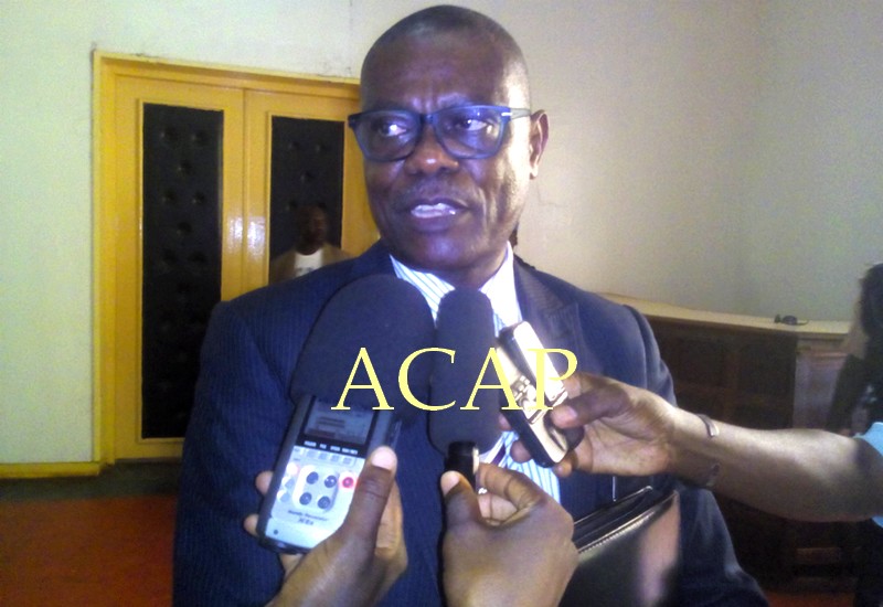 Le Procureur de la CPS à sa sortie de l'audience avec le Président de l'Assemblée nationale