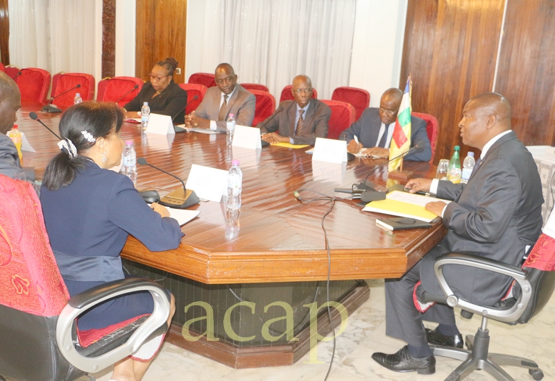 Première réunion du Président Faustin-Archange Touadéra avec les présidents des institutions de la République