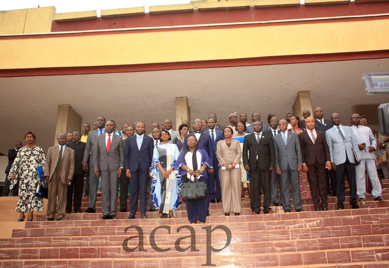 photo de famille après le lancement du PNDS 3