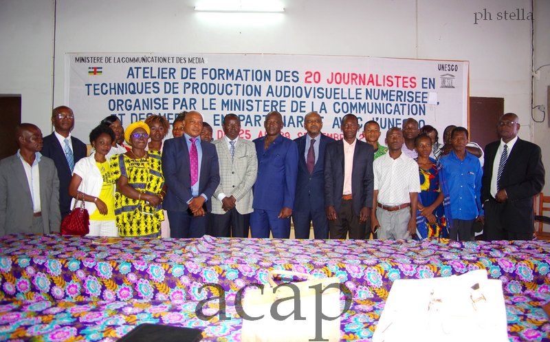 Ouverture à Bangui d’un atelier de formation des journalistes en technique de production audiovisuelle numérisée