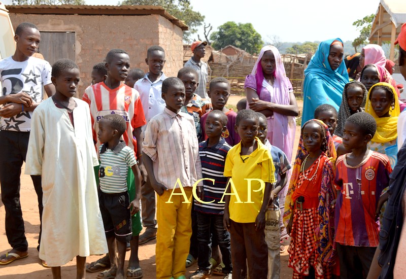 Des femmes et enfants des réfugiés soudanais appelés à rester sur le site de Pladama-Ouaka
