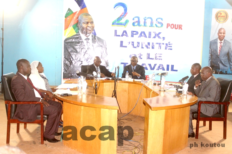Une table-ronde radiotélévisée pour faire le bilan à mi-mandat du Président Faustin-Archange Touadéra