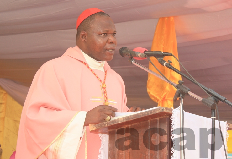 Le Cardinal Dieudonné Nzapalaïnga (archives ACAP)