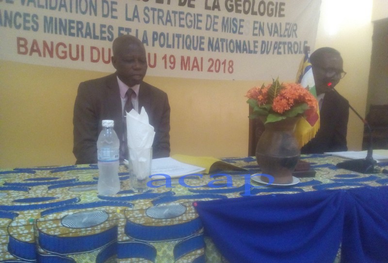 Ouverture à Bangui d’un atelier de validation des documents  du secteur minier