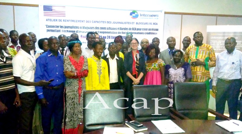 Début à Bangui d'un atelier de renforcement des capacités des bloggeurs de Centrafrique