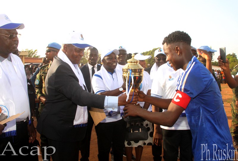 La sélection de football du 5ème arrondissement remporte la Coupe de l’an 3 du Président Faustin-Archange Touadéra