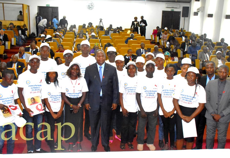 Photo de famille avec le Président Faustin-Archange Touadéra