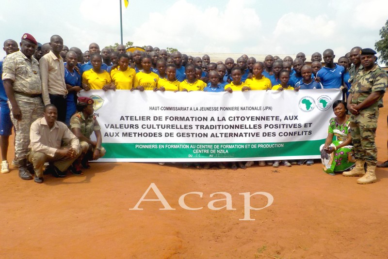 Ouverture à Nzila du deuxième atelier de formation de la Jeunesse Pionnière Nationale