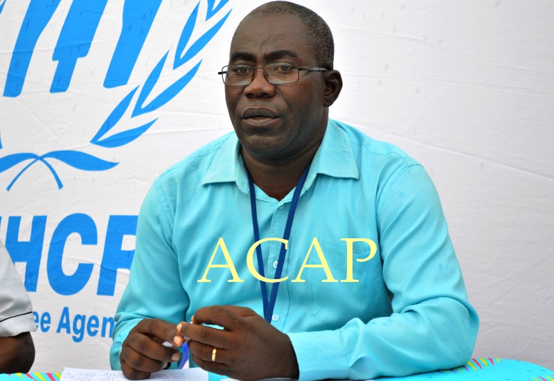 M. Roger-Pierre Panzé, chef de bureau local du HCR à Obo