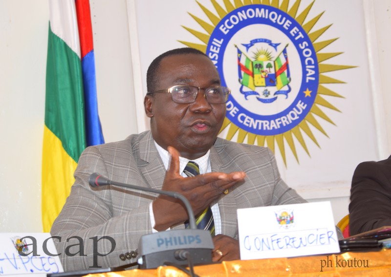 Le colonel Kouagou, ministre conseiller à la présidence, chargé de la Réforme du secteur de sécurité
