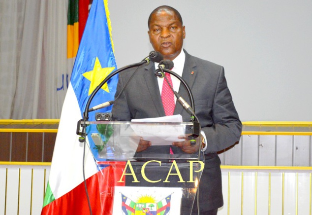 Le président Faustin Archange Touadéra appelle ses compatriotes à consolider l'accord de paix 