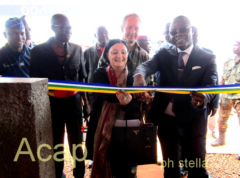 Inauguration d’une barrière légale des forces de sécurité intérieure au PK 26
