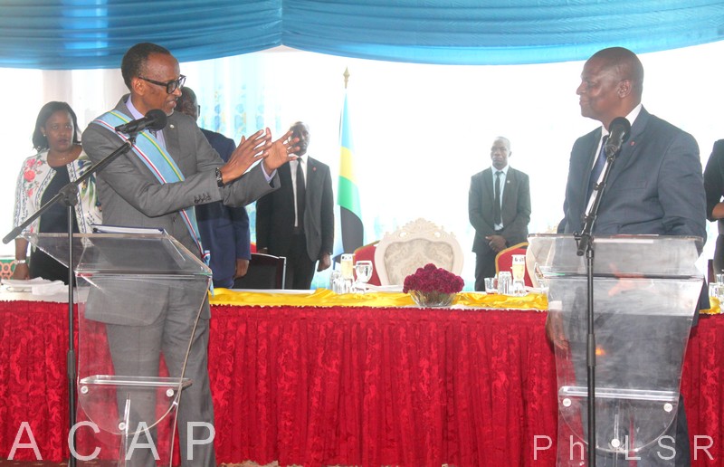 La visite du Président Kagamé à Bangui a été sanctionnée par la signature des accords bilatéraux