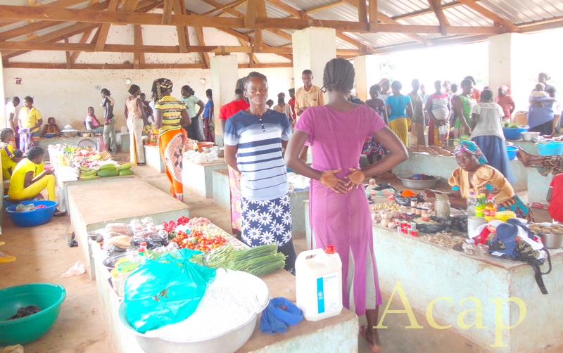 Le Marché d'Obo, construit par la MINUSCA