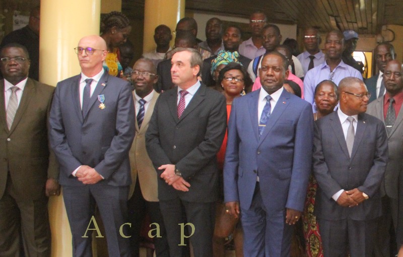Jean-Pierre Lombart en fin de missin à l'Institut Pasteur de Bangui