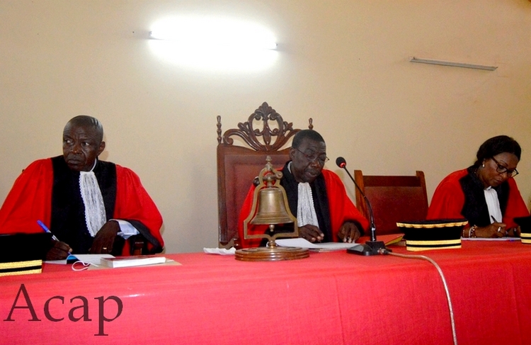 la Cour criminelle dirigée par Pamphile Oradimo