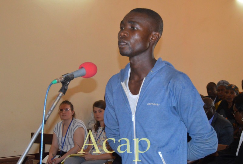 La cour criminelle de Bangui condamne  Amos Wandalaya, à 10 ans de travaux forcés
